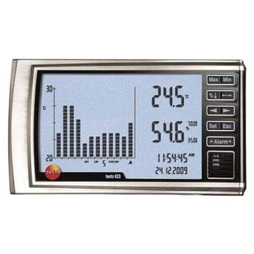 Testo 623 (0560 6230) Hygrometer, Histogram For Historical Readings !!NEW