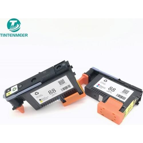 TINTENMEE replacement Printhead 88 print head C9381A C9382A printer head for HP L7590 L7650 L7680 L7681 L7710 L7750 L7780