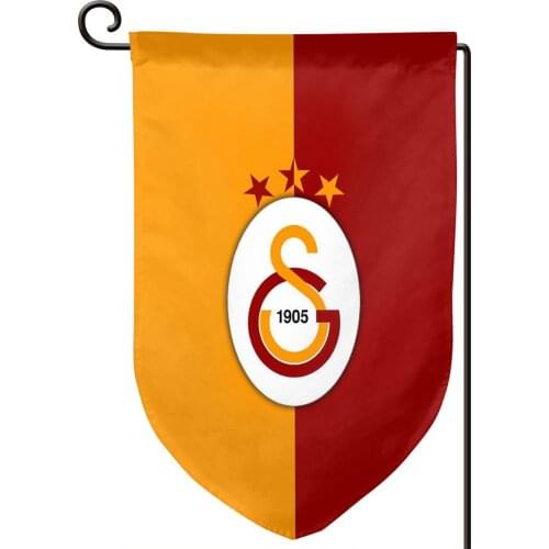 Turkey Galatasaray Spor Kulubu Small Garden Flag Vertical Double Sided Farmhouse Decoration