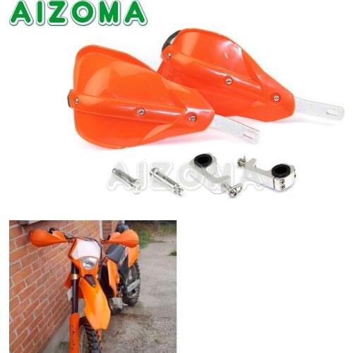 Motorbike Universal Hand Protector Enduro Orange Handguards For Moto 22mm 28mm Hand Guard Shield Modification Protective Gear