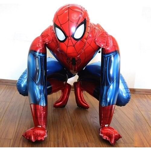 1pcs 3D Spiderman iron Man Aluminum Foil Balloons Hero Birthday Party Decoration Supplies Childrens Gifts Air Globos Kids Toys