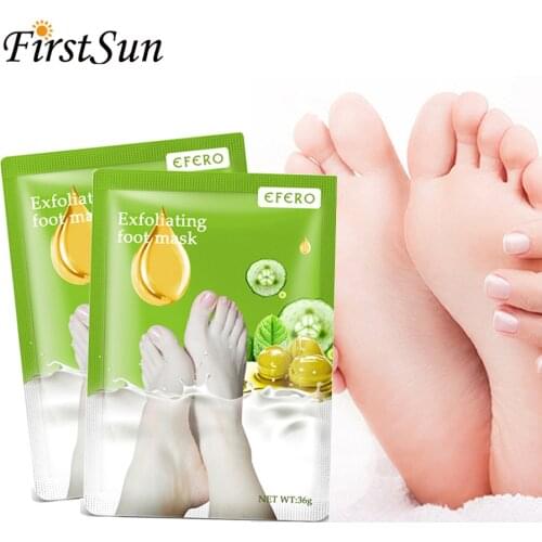 1 Pair Peeling Foot Mask Socks for Pedicure Exfoliating Moisturizer Whitening Foot Spa Scrub Dead Skin Peeling Feet Mask