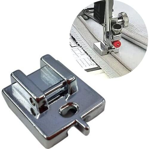 1pc Metal Invisible Zipper Sewing Machine Foot Creative Home Useful Sewing DIY Tools Top Quality Sewing Machine Presser Foot
