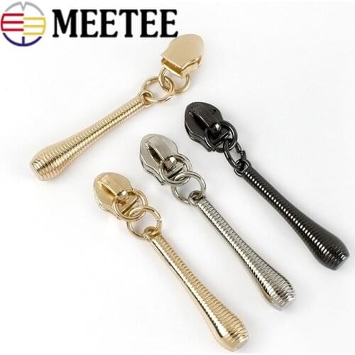 10/20pcs Non Lock Zipper Head for 5# Nylon Zipper Bag Pocket Zipper Slider Handbag Zip Repair Replacement DIY Sewing Accessories