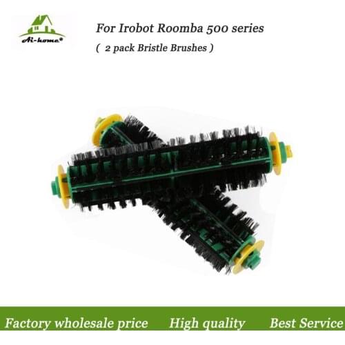 2pcs/lot, High Quality Green Cleaning Head Bristle Brush For iRobot Roomba 500 560 510 550 570 580 Vacuum Cleaner Accessories
