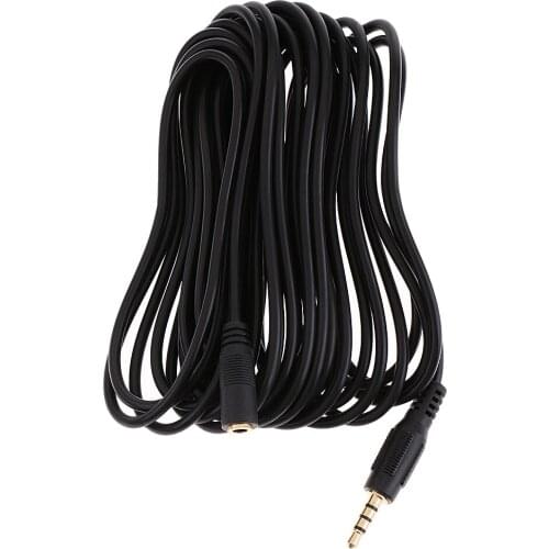 2x 3.5mm Male To Female Microphone Adapter Extension Cable For Smartphone 6M