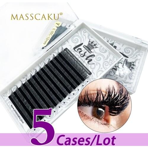 5case/lot 2021 new style 12rows Y shape eyelash extension C D curl 0.07mm thickness fluffy eyelash extensions for sale
