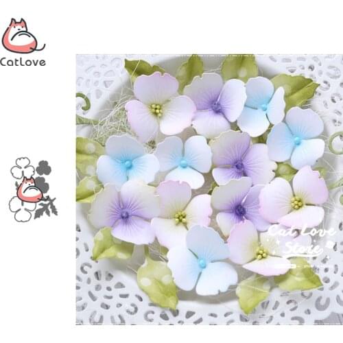 6PCS Flower Series Metal Cutting Dies Scrapbooking Stencil Decorative Craft Embossing Die Cuts Card Making New Dies For 2019