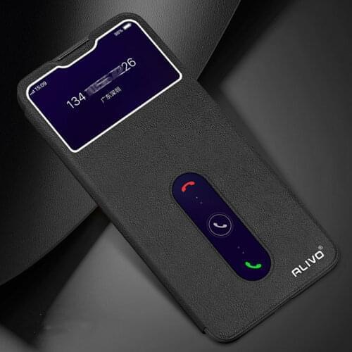 For Vivo Y91C Case Vivo Y91i 1820 Case Luxury View Window Magnetic Leather Flip Phone Case For Vivo Y91C Y 91C Y 91i Cover funda