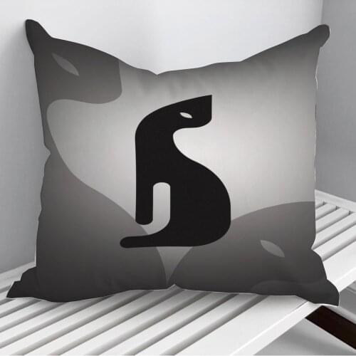 Black cat 2 Throw Pillows Cushion Cover On Sofa Home Decor 45*45cm 40*40cm Gift Pillowcase Cojines Dropshipping