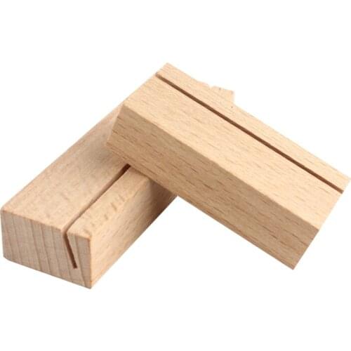 Wood Table Number Holders Wedding Display Stands, Place Card Holder, Great for Bar Menu, Retail Sign, Party and Events