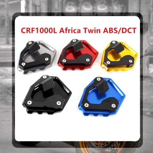 For Honda Africa Twin CRF1000L ABS DCT 2016 2017 Motorcycle Kickstand Foot Side Stand Extension Pad Support Plate Enlarge