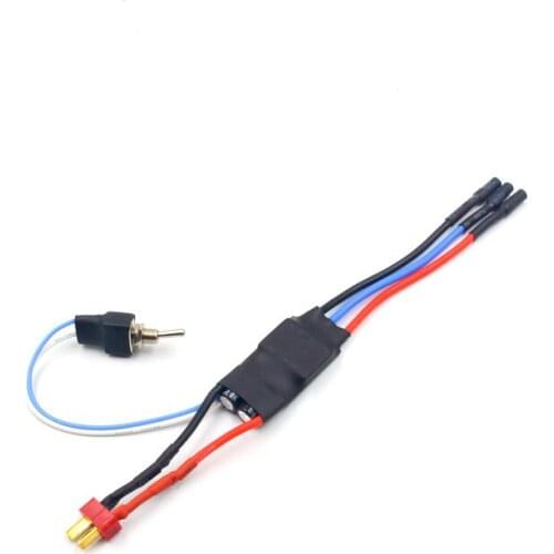 FATJAY brushless motor controller waterp oof brushless ESC 30A 2-4S no signal receiver wire Plug and Play