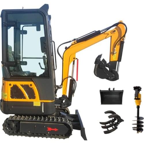 Hot!!!1Ton Mini Track Crawler Small Excavator Micro Digger with Low noise cab