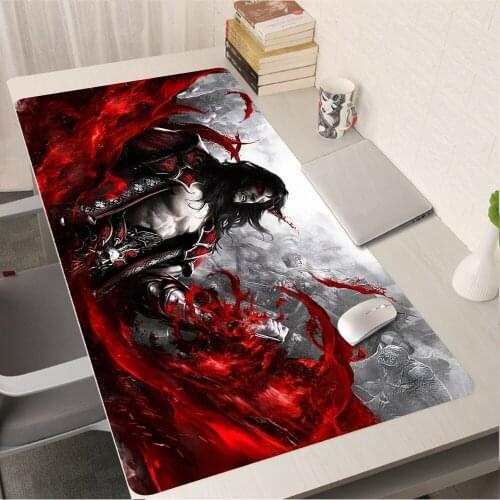 Gamer Desk Pad Varmilo Gaming Mouse Mats Castlevania Mausepad Gamers Accessories PC Gamer Cabinet Rug Mice Keyboards Computer