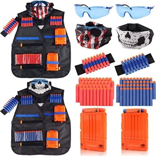 Tactical Vest Kit 2 Pack For Nerf Guns N-Strike Elite Series For Boys For Nerf Toys Guns Outdoor Games Toys
