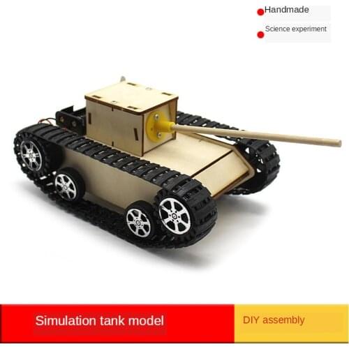 Science Toys Steam Experiment Hand-made Electronic Components Physical DIY Assembly Tank Model Kits Technology Stem