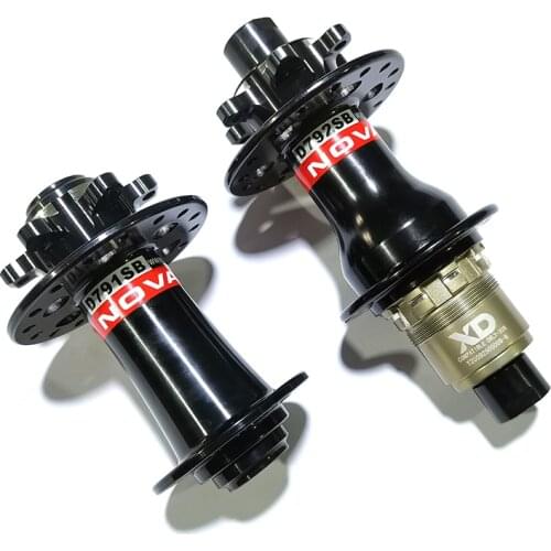 Novatec D791SB D792SB J-bend Disc 6 bolt hubs XD XX1 12s freehub 24H 28H 32H TA Thru axle 12x100mm 15x100mm Front 12x142mm Rear