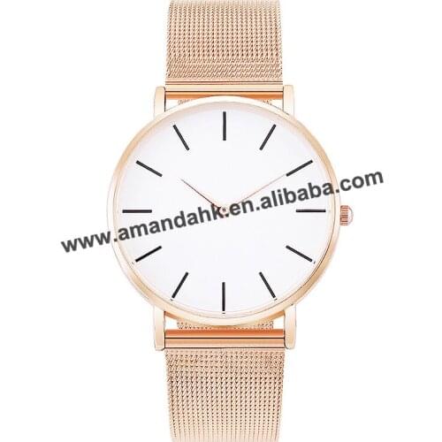 Wholesale No Logo Women Dress Bracelet Watches New Students Wrist Watch Men Quartz Dress Watch 8627