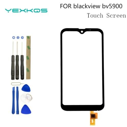 Black original Touch Screen For blackview bv5900 Touch Screen Digitizer Glass Replacement For bv 5900 Mobile Phone +tools
