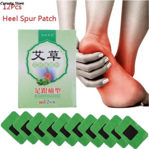 12pcs/bag Heel Pain Plaster Pain Relief Patch Herbal Bone Spurs Achilles Tendonitis Patch Foot Care Treatment Patches