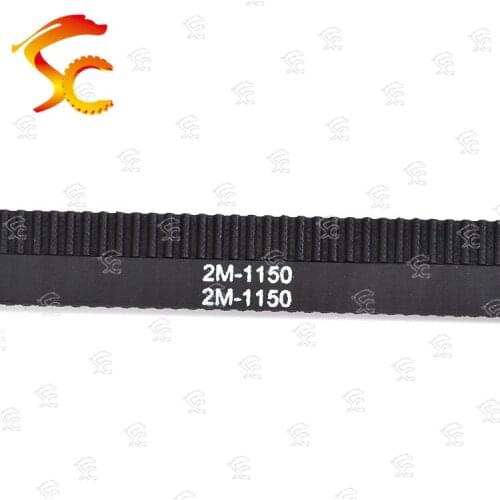 10PCS/LOT GT2 1150 closed loop rubber 2GT timing belt 1150-GT2-6 Teeth 575 Length 1150mm width 6mm 3D printer belt
