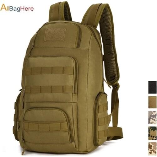 Military Tactical Backpack 40L 15 Inches Laptop Sports Camping Outdoor Rucksack Fishing Mochila Climbing Trekking Cycling Bags