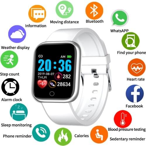 I5PRO 1.3“ IPS Screen Sports Watch Bluetooth IP67 Waterproof Smart Bracelet Sleep/Heart Rate/Blood Pressure Monitor Smart Band