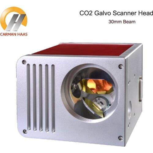 High Quality Economic Input Beam 30mm CO2 Laser Galvo Head Galvo Scanner Head for Laser Marking