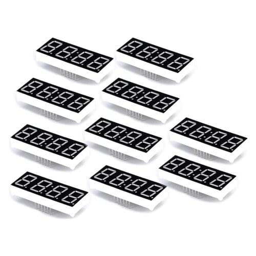 0.56inch LED display 7 Segment 1/2/3/4 Bit Digital Tube Red Common Cathode LED Digit Display 7 segment 0.56 inch led diy kit