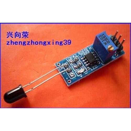 Free Shipping!!! Flame sensor module / flame sensor / intelligent vehicle dedicated module sensor /Electronic Component