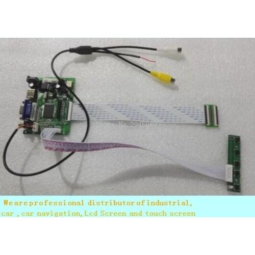 Free shipping Universal HDMI VGA 2AV 50PIN TTL Controller Board Module Monitor Kit for Raspberry PI LCD AT020TN94 high light Pan