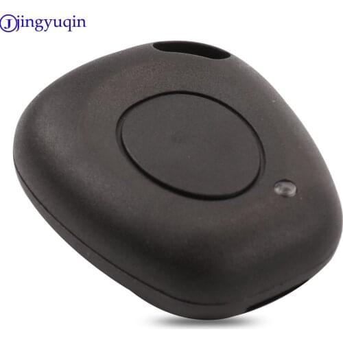 Jingyuqin 10p 1 Button Car Key Shell Cover Styling Case Blank For Renault Megane Scenic Laguna Fob Car Remote Key Case
