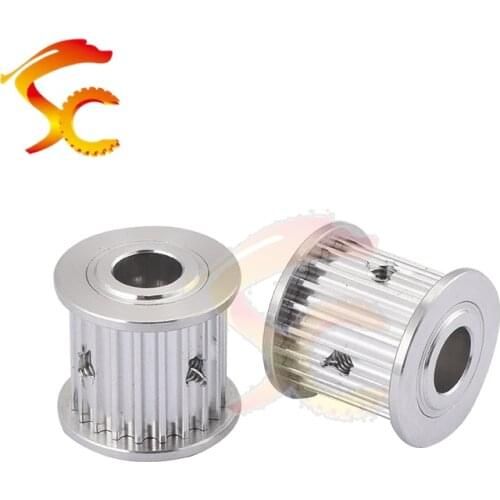 3D Printers Parts printer pulley HTD M3 20 teeth bore 8mm HTD 3M 20 teeth timing pulley fit for HTD 3M belt width 15mm