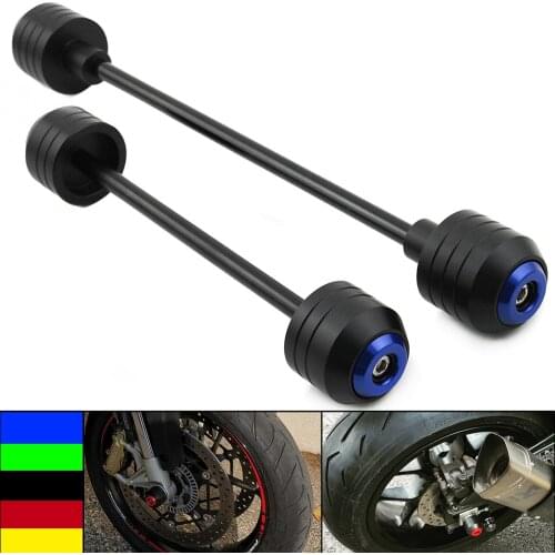 For BMW S1000R 2014 2015 2016 2017 2018 2019 2020 Front Rear Wheel Slider Fork Axle Crash Protector Pad Swing Arm Guard POM New