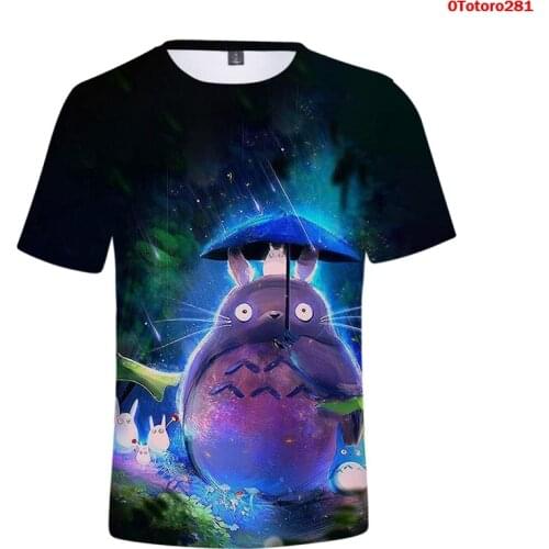Totoro Spirit Away T Shirt Women Men Studio Ghibli Femme Japanese Anime Cartoon Tshirt Male T-shirt Clothes Female Homme Kawaii