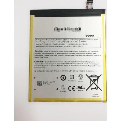 GeLar 3.7V 4750mAh 26S1014 (1ICP4/100/118) 58-000219 Battery for Amazon Fire 8 7 Generation, Fire 8.7, SX0340T Tablet Pad