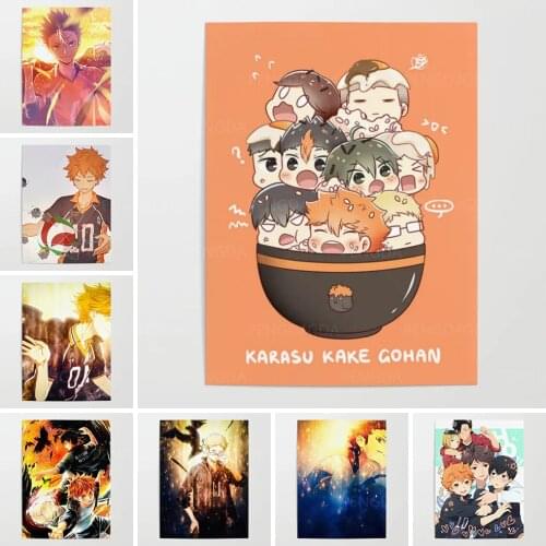 HD Prints Haikyuu Canvas Pictures Wall Art Japan Anime Paintings Home Decoration Modular Poster Bedside Background No Framework