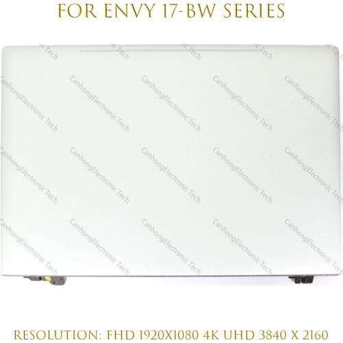 L20694-001 L20696-001 17.3" For Hp Envy 17-bw Series LCD Touch Screen Replacement Complete Assembly With Hings