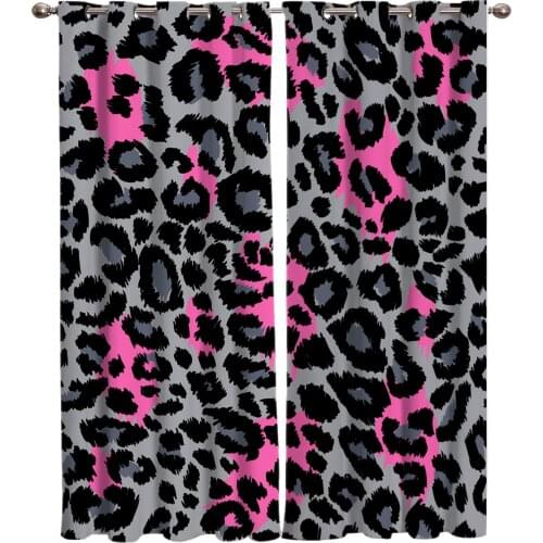 Animal Color Leopard Window Curtains Curtains for Living Room Decorative Items Living Room