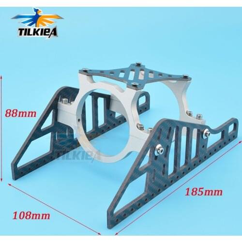 Rc Boat 56mm Motor Mount 5684 / 5694 Motor Mount Brushless Motor Fixed Seat Spare Parts Motor Bracket Holder Carbon Fiber Matel