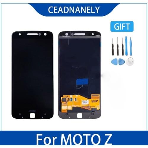 Original AAA+ For Motorola Moto Z LCD Display Touch Screen Digitizer Replacement For MOTO Z Droid Display XT1650 XT1650-03 LCD