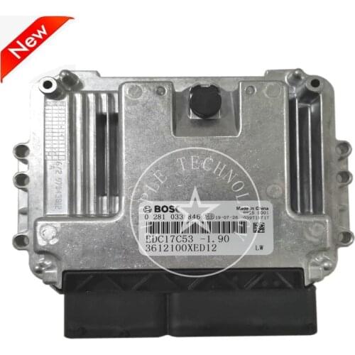 Pickup truck engine computer control ECU board 0281033846 for great wall 4D20D 4D20E