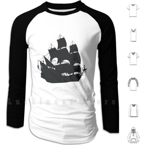 Pirate Ship hoodies long sleeve Pirate Pirate Ship Mermaids Potc