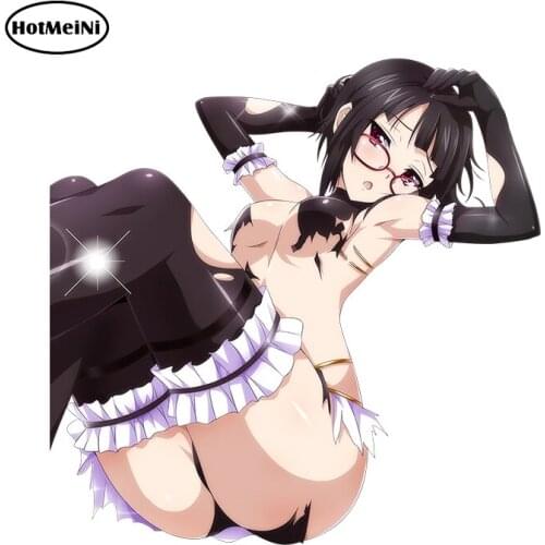 HotMeiNi Sexy Car Stickers High School DxD Serafall Leviathan Render 3D Car Styling Vinyl Car Window Wiper Decal Accessories