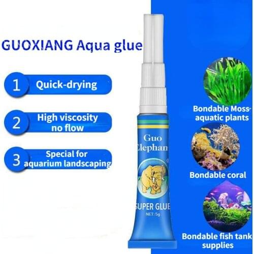 Guoxiang Special Glue for Aquarium Landscaping Moss Glue Water Grass Glue Bonding Driftwood Coral Stone Transparent Aqua Glue
