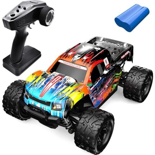Artfunning 1:18 remote control four-wheel drive full-scale high-speed off-road vehicle PVC drift truck model free Shipping