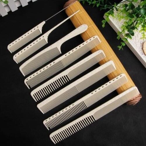 Japanese 12 Styles Professional Hair Combs Barber Hairdressing Hair Cutting Brush Anti-static Tangle Hair Styling Tool G0303