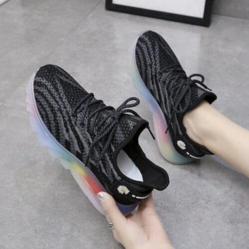 Newest Designer Sneakers Women Casual Platform Shoes Fashion Thick Bottom Breathable Ladies Trainers Chunky Sneakers Woman 2021