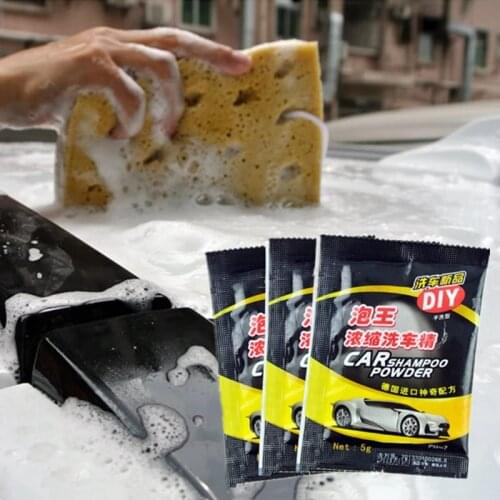 1/5/10PCS Car Wash Powder Car Cleaning Shampoo Multifunctional Cleaning Tools Car Soap Powder Windshield Wash Accessories